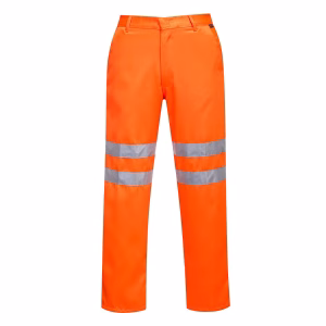 Portwest RT45 High Visibility Rail-Spec Poly-Cotton Trousers