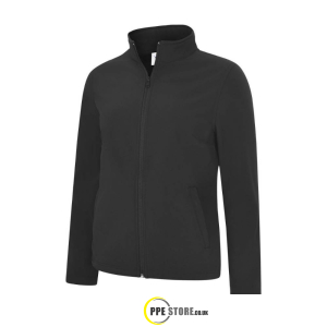 Uneek Clothing UC613 Ladies Classic Full Zip Soft Shell Jacket - Black, L