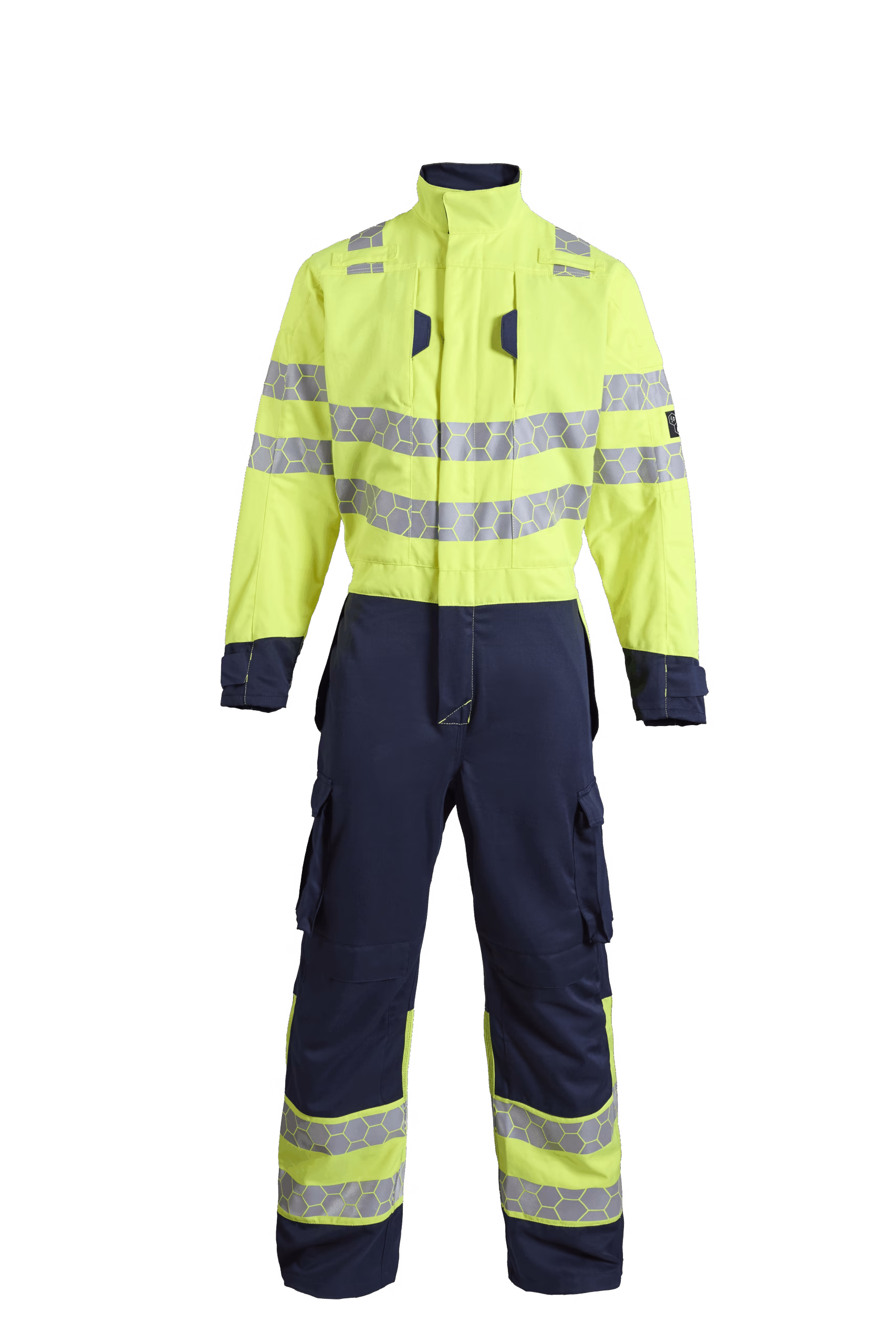 ProGARM CV255 Navy/Yellow ARC Coverall - Image 2