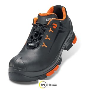 Uvex 2 - 65022 Black/Orange Safety Shoes