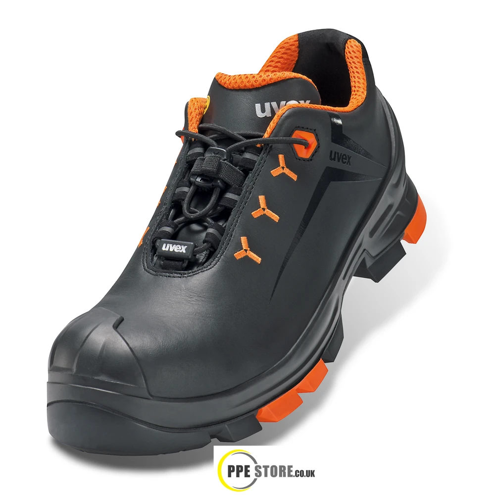Uvex 2 - 65022 Black/Orange Safety Shoes