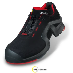 Uvex 1 - 85162 Black/Red X-Tended Support Safety Shoes