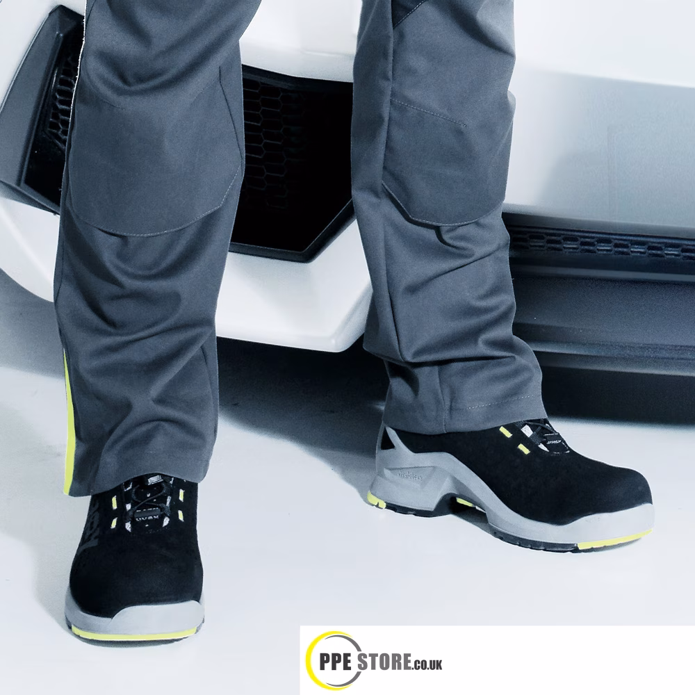 Uvex 1 - 85448 Black/Yellow Multi-Purpose Safety Trainers - Image 2