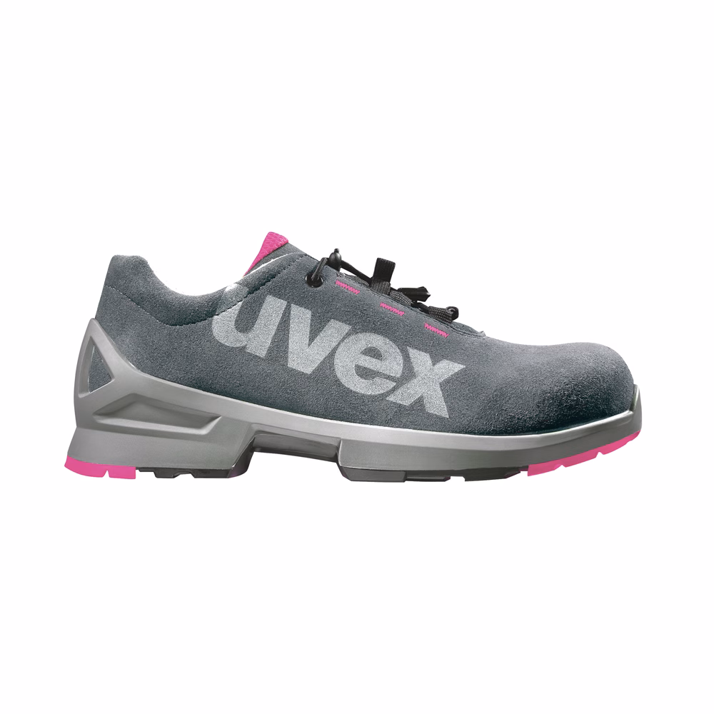 Uvex 1 85628 Women's S2 SRC Safety Shoes - Grey/Pink - Image 3