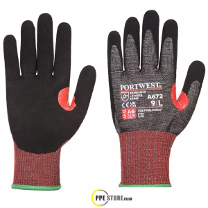 Portwest A672 Cut F CS AHR13 Nitrile Cut Glove
