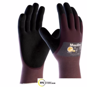 ATG 56-425 Maxidry Nitrile Coated Oil-Repellen Gloves