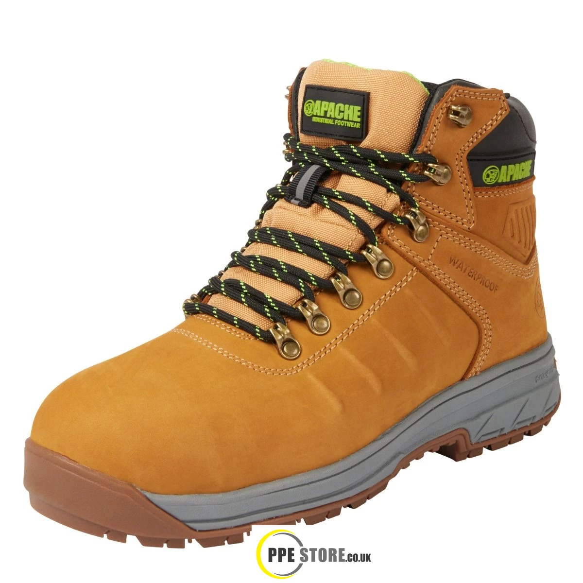 Apache MOOSE JAW Wheat Waterproof Safety Boots - Image 4