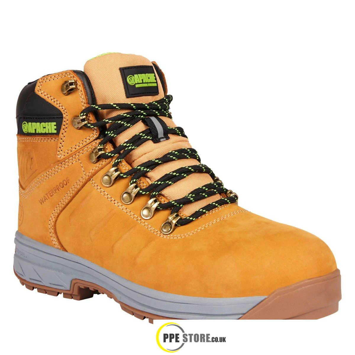 Apache MOOSE JAW Wheat Waterproof Safety Boots