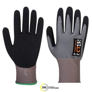 Portwest CT45 Cut D HR Nitrile Foam Gloves