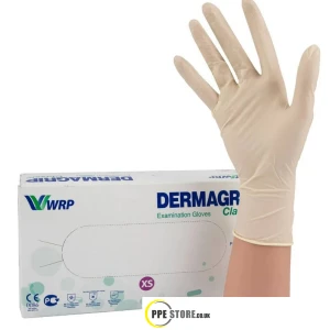 Dermagrip Latex Powder Free Examination Gloves
