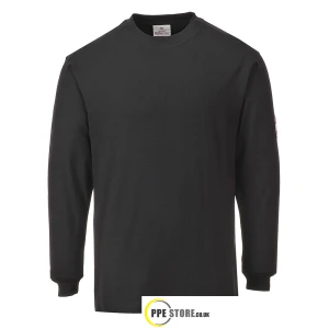 Portwest FR11 Flame Resistant Anti-Static Long Sleeve T-Shirt - Various Colours