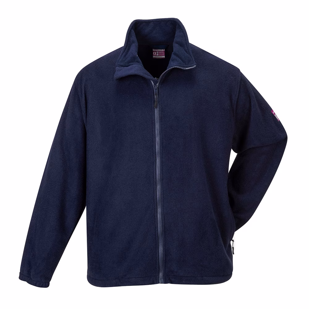 Portwest FR30 Flame Resistant Anti Static Fleece Navy Blue - Image 3