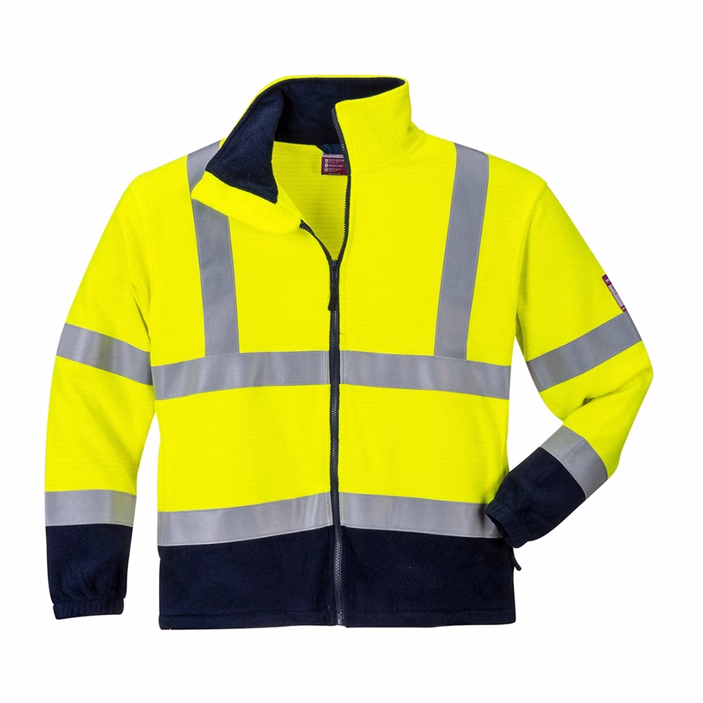 Portwest FR31 Flame Resistant Anti-Static Hi-Vis Fleece Yellow - Image 3
