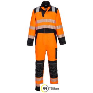Portwest FR509 PW3 FR HVO Orange/Black Coverall