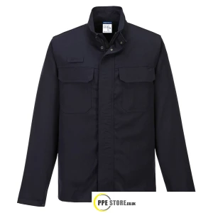 Portwest FR65 FR Molten Metal Jacket Navy Blue
