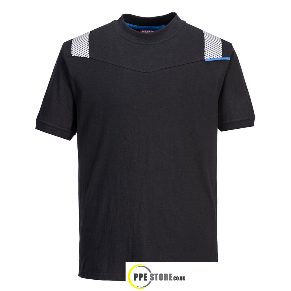 Portwest FR712 WX3 Flame Resistant T-Shirt Black