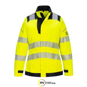 Portwest FR715 PW3 FR Hi-Vis Yellow/Black Women's Work Jacket
