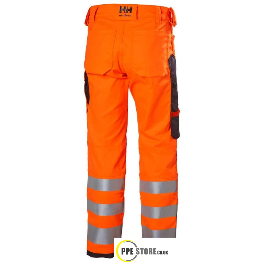 Helly Hansen 77421 Alna 2.0 High Visibility Work Trousers CL 2 - Image 5