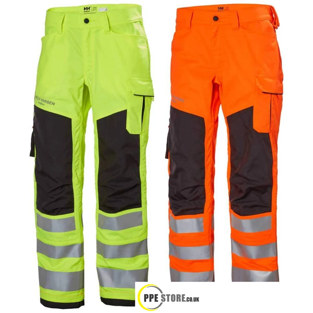 Helly Hansen 77421 Alna 2.0 High Visibility Work Trousers CL 2