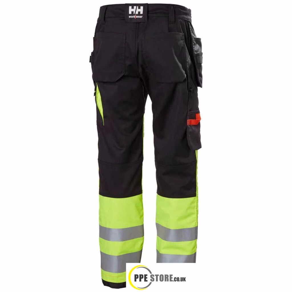 Helly Hansen 77422 Alna 2.0 High Visibility Construction Trousers CL 1 - Image 4