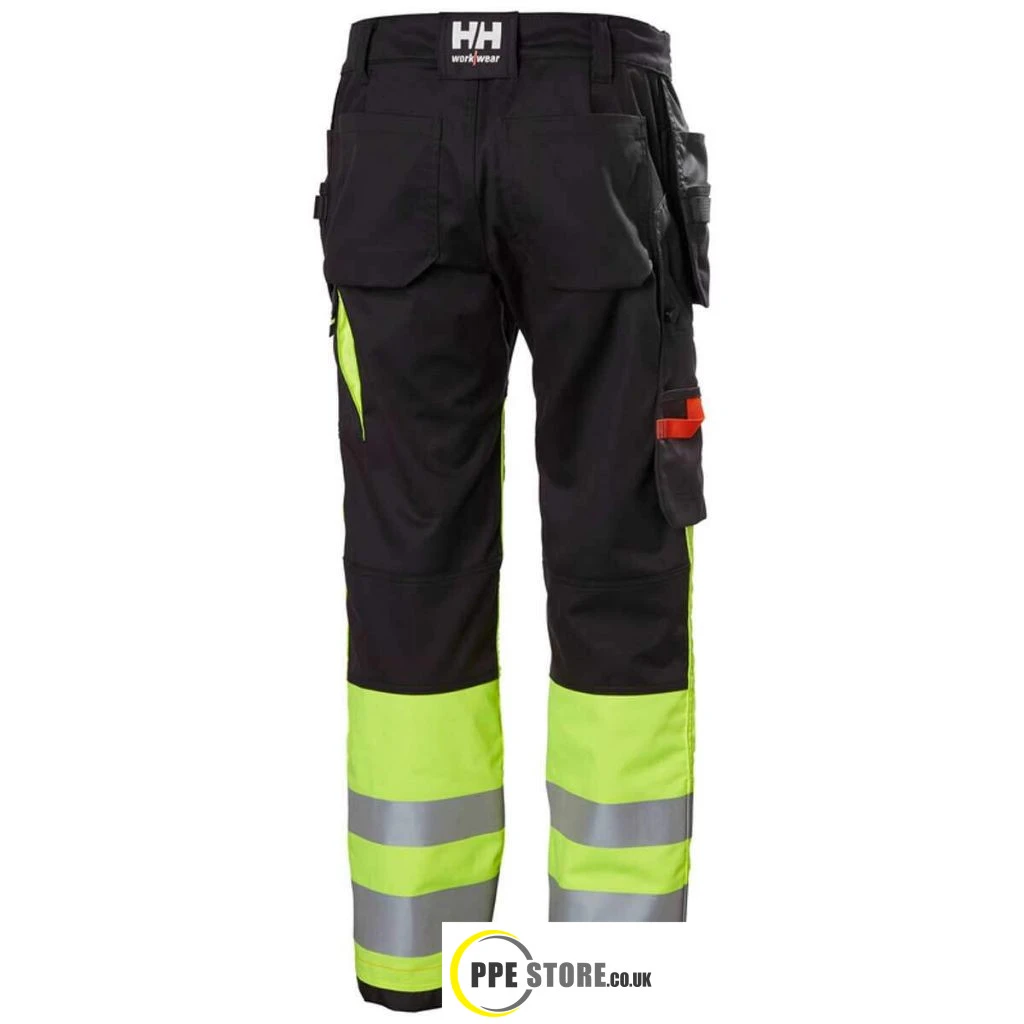 Helly Hansen 77422 Alna 2.0 High Visibility Construction Trousers CL 1 - Image 4