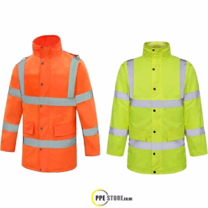 High-Visibility Waterproof Full Appendix Padded Coat