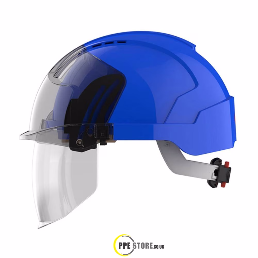 JSP EVO- VISTAshield- Safety Helmet with Faceshield - Vented - Image 4