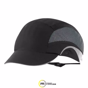 JSP HardCap Aerolite Lightweight Bump Cap – Black, 2.5cm Peak