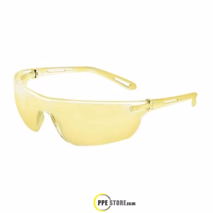 JSP Stealth 16g Amber Lightweight Safety Glasses