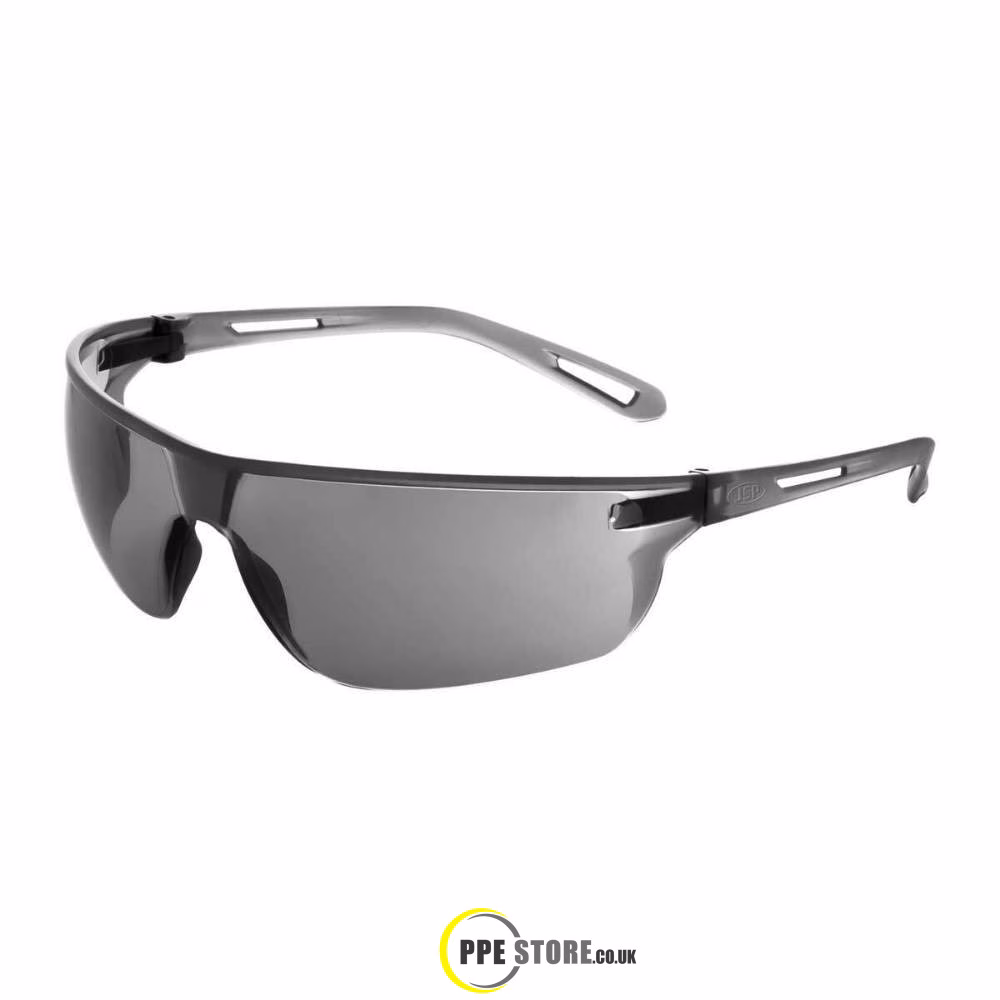 JSP Stealth 16g Smoke Lightweight Safety Glasses