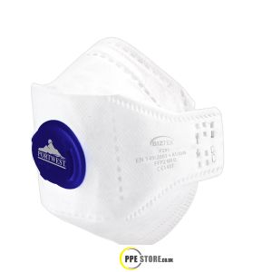 Portwest P291 EAGLE FFP2 Valved Dolomite Fold Respirator (Pk10)