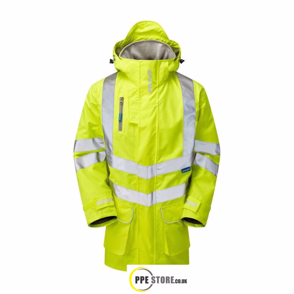 Pulsar P421 "R" High Visibility Waterproof Unlined Storm Coat Yellow