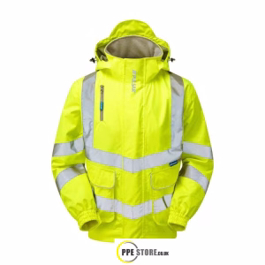 Pulsar P533 High Visibility Waterproof Unlined Bomber Jacket Yellow