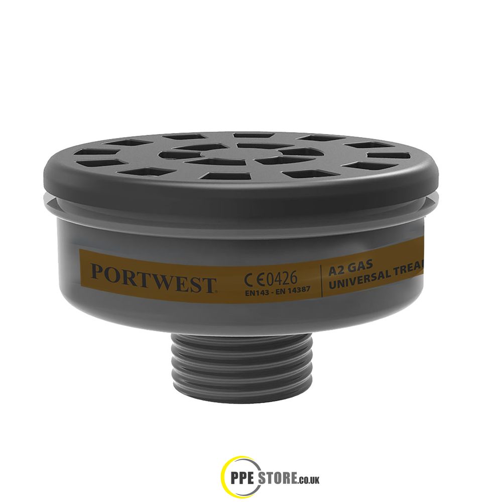 Portwest P906 A2 Gas Filter Universal Tread