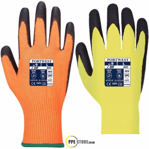 Portwest A625 Cut D Vis-Tex Resistant Glove High Visibility