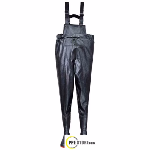 Portwest FW74 Safety Chest Wader S5 Black