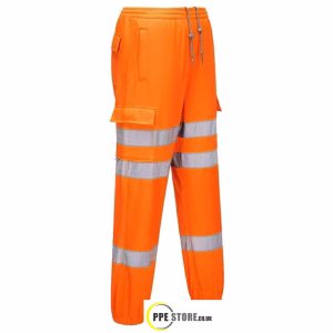 Portwest RT48 Rail-Spec High Visibility Jogging Bottoms