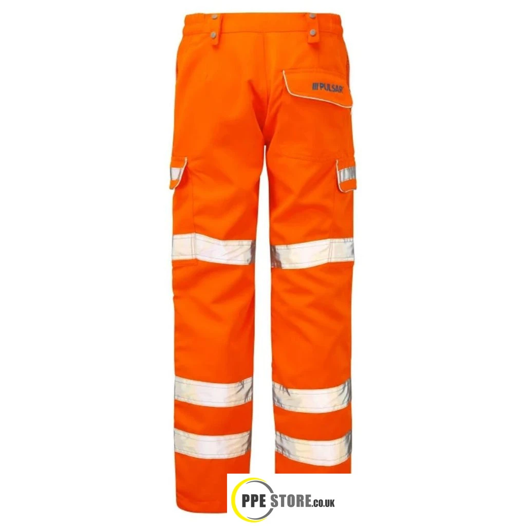 Pulsar PR336LDS Women's Rail-Spec High Visibility Combat Trousers Orange - Image 2