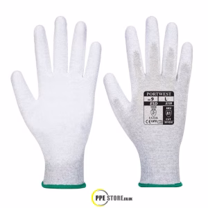 Portwest A199 Grey Antistatic PU Palm Gloves