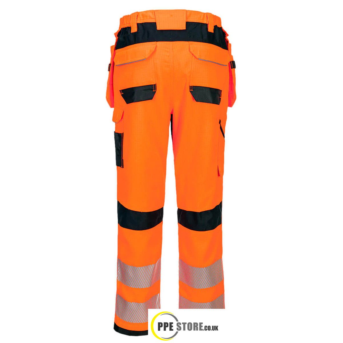 Pantalon De Travail Portwest Holster - Tissu Extensible 2 Sens - 12 Poches Dont Porte-Badge Caché