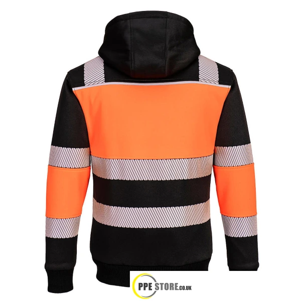TTGD C.W Hoodie（Cold Weather Hoodie） Portwest PW377 - PW3 Zipped Class 1 Winter Hoodie - Various