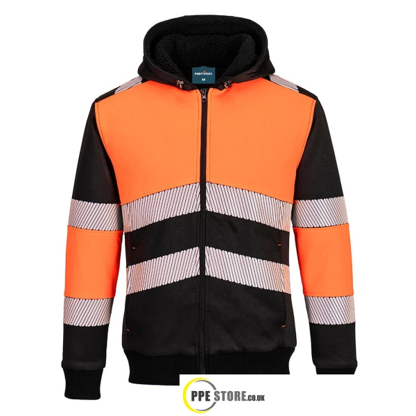 Portwest PW377 - PW3 Zipped Class 1 Winter Hoodie - Various