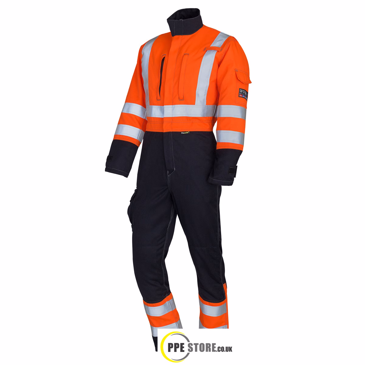 ProGARM 4658 Hi-Vis Coverall ARC Orange/Navy