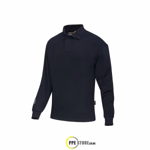 ProGARM 5200 Navy Blue ARC L/S Polo Shirt