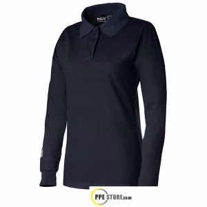 ProGARM 5282 Navy Blue ARC L/S Ladies Polo Shirt