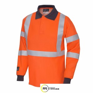 ProGARM 5290 Hi-Vis Orange ARC L/S Polo Shirt