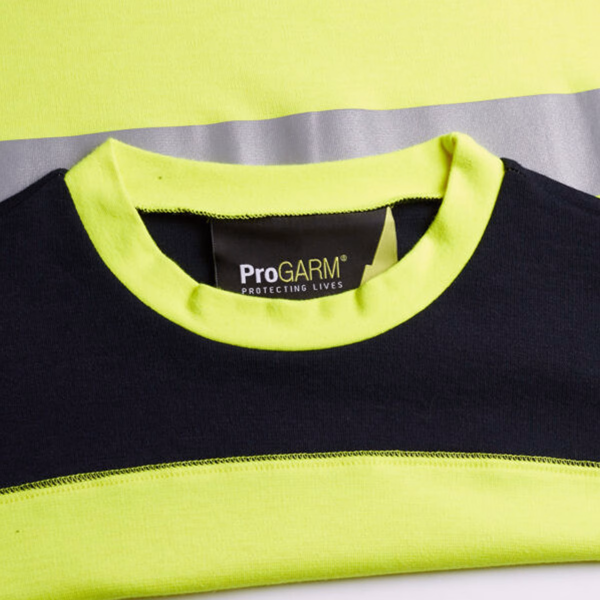 ProGARM 5486 Hi-Vis Yellow ARC L/S T-Shirt - Image 4