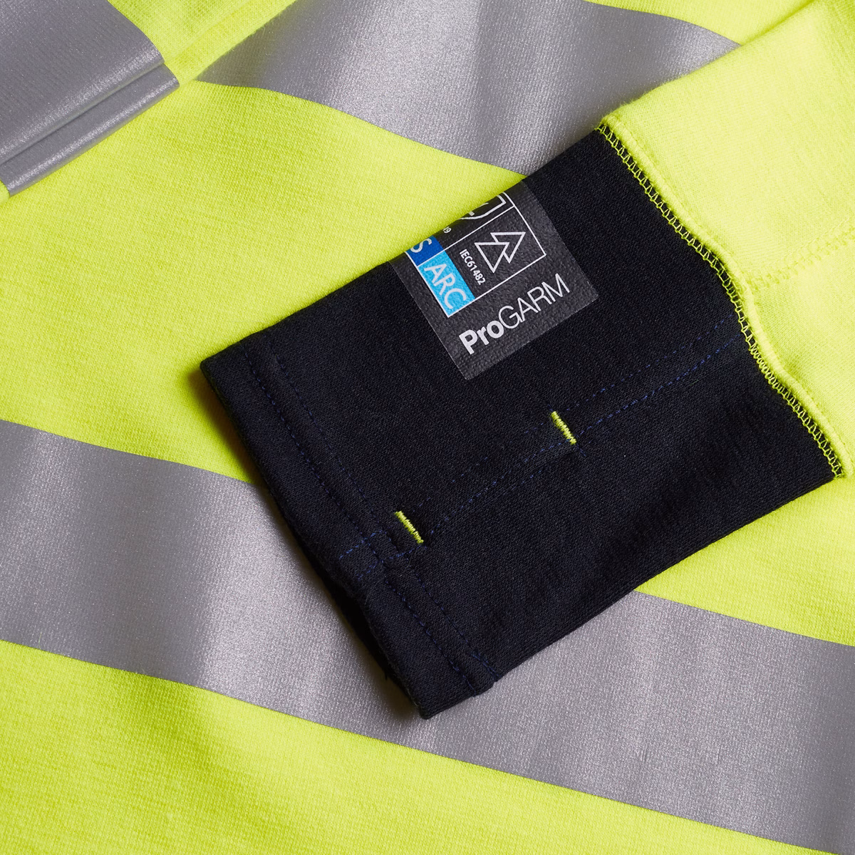 ProGARM 5486 Hi-Vis Yellow ARC L/S T-Shirt - Image 3