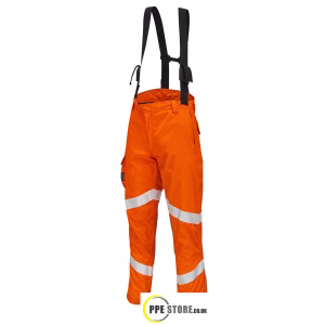 ProGARM 9622 Hi-Vis Orange Lightweight ARC Waterproof Salopette