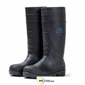Black Safety Wellington Boot